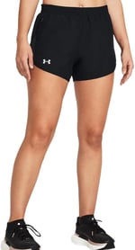 Under Armour Fly By 3'' Kadın Siyah Koşu Şort 1382438-001