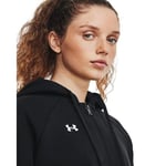 Under Armour Kadın Rival polar kapüşonlu sweatshirt, tam fermuarlı, polar üst