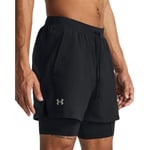 Under Armour Launch Run 5 inç 2'si 1 arada ŞortŞortErkek