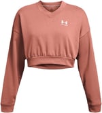 Under Armour Rakip Terry Büyük Boy Kırpılmış Bisiklet Yaka Sweatshirt Sweatshirt Kadın