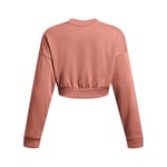Under Armour Rakip Terry Büyük Boy Kırpılmış Bisiklet Yaka Sweatshirt Sweatshirt Kadın