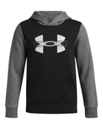 Under Armour Rival Fleece Colorblock Graphic Hoodie (Big Kids) Kapüşonlu Sweatshirt Erkek çocuk
