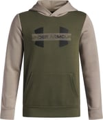 Under Armour Rival Fleece Colorblock Graphic Hoodie (Big Kids) Kapüşonlu Sweatshirt Erkek çocuk