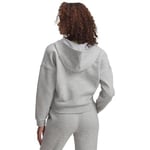 Under Armour Rival Fleece Piped Half Zip Hoodie Sweatshirt Kadın