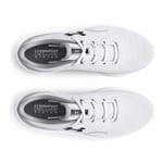 Under Armour UA Charged Surge 4 Erkek Koşu Ayakkabısı White/Halo Gray/Black 47.5