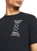 Under Armour UA Dusk to Dawn Skull SS Bisiklet Yaka Oversize T-Shirt, 1382833-001