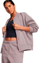 Under Armour UA Icon Flc Varsity Jkt Mont Kadın