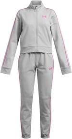 Under Armour UA Icon Knit Crop Tracksuit Kız Çocuk Eşofman Takımı, Gri, XL