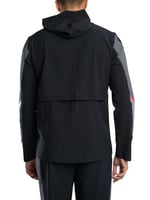 Under Armour UA Velociti Storm Hooded Jkt Erkek Ceket Black/Castlerock/Reflective