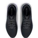 Under Armour UA W Charged Aurora 2 Kadın Spor Ayakkabı, Siyah (001)/Metalik Sıcak Gümüş 36.5 EU