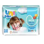 Uni Baby Aktif Simple Clean 3x52'li Islak Mendil - Seçenekler: 3*52 Yaprak, 3*52 Yaprak (2 paketi)