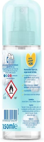 Uni Baby Bebek Kolonyası 150 ml Çiçeksi Kokular - Seçenekler: Çiçeksi Ferahlık (2 paketi), Çiçeksi Ferahlık