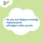 Uni Baby Hassas Dokunuş 156 Yaprak Parfümsüz Islak Mendil, Beyaz, 6-12 Ay (3 x 52 Adet)