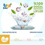 Uni Baby Yenidoğan Islak Mendil 3*40 Yaprak