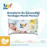 Uni Baby Yenidoğan Islak Mendil 3*40 Yaprak