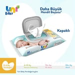 Uni Baby Yenidoğan Islak Mendil 3*40 Yaprak