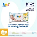 Uni Baby Yenidoğan Islak Mendil 3*40 Yaprak