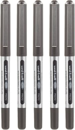 uni-ball Eye Micro UB-150 Roller Kalemler - Siyah, 5'li Paket