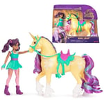 Unicorn Academy AVA ve Tek Boynuzlu At Leaf seti – Sevilen Netflix dizisinden yaklaşık 12 cm orijinal figürler,4 yaş+ için