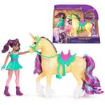 Unicorn Academy AVA ve Tek Boynuzlu At Leaf seti – Sevilen Netflix dizisinden yaklaşık 12 cm orijinal figürler,4 yaş+ için