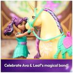 Unicorn Academy AVA ve Tek Boynuzlu At Leaf seti – Sevilen Netflix dizisinden yaklaşık 12 cm orijinal figürler,4 yaş+ için