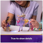 Unicorn Academy, Sophia & Light Magic Wildstar, Gökkuşağı Işık Efektli, 2 Sürüş Aksesuarı, Bebekler ve Tek Boynuzlu At Oyuncakları 4 Yaş ve Üzeri Kızlar için