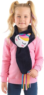 Unicorn Kız Çocuk Atkı