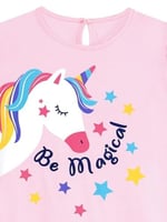 Unicorn Magic Kız Çocuk Pembe Elbise