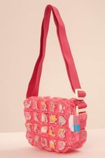 Unicorn Postacı Çanta, Pembe, Baloncuklu, Çocuk Çantası