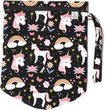 Unicorn ve Gökkuşağı Desenli Çanta