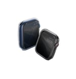 UNIQ Apple Watch için cam koruyucu kılıf, 45/44 / 42 mm, 2 adet