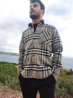 Üniseks Yetişkin Uzun Kollu Gömlek Oduncu Gömlek