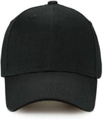 Unisex Ayarlanabilir Siyah Spor Basic Şapka