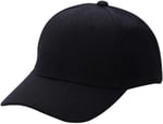 Unisex Ayarlanabilir Siyah Spor Basic Şapka