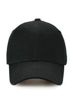 Unisex Ayarlanabilir Siyah Spor Basic Şapka