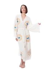 Unisex Boho Plaj Kıyafeti Kimono