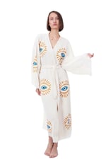 Unisex Boho Plaj Kıyafeti Kimono