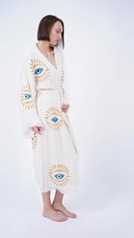 Unisex Boho Plaj Kıyafeti Kimono