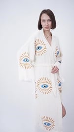 Unisex Boho Plaj Kıyafeti Kimono