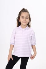 Unisex Çocuk Çizgili Tişört - Seçenekler: 2 Yıl, 3 Yıl, 4 Yıl, 5 Yıl, 6 Yıl