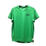 Unisex Çocuk Spor T-Shirt Bisiklet Yaka Yeşil