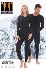 Unisex Kışlık Pamuklu Yakmayan Termal İçlik, Alt Üst Takım, Fanila - Seçenekler: 2XL-3XL, 4XL-5XL, S-M, L-XL