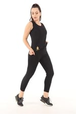 Unisex Terleten Zayıflatan Termal Takım Spor Kıyafeti Tayt Ve Atlet Takım - Bedenler: 2XL, 3XL, XS, S, M, L, XXXXX-Large, XL