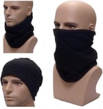 Unisex Termal Polar Boyunluk Bere Seti, Tek Beden, Chocolate Baby Kids Termal Polar Set, Siyah, Üniseks