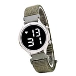 Unisex Tuşlu Led Takvimli Silikon Çocuk Yetişkin Kol Saati Bileklik ST-304183