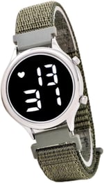 Unisex Tuşlu Led Takvimli Silikon Çocuk Yetişkin Kol Saati Bileklik ST-304183