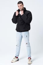 Unisex Yağmur ve Rüzgar Geçirmez Bomber Oversize Mont | Su İtici, Fermuarlı, Astarlı, Lastikli Bel - Zeno-01