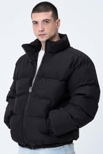 Unisex Yağmur ve Rüzgar Geçirmez Bomber Oversize Mont | Su İtici, Fermuarlı, Astarlı, Lastikli Bel - Zeno-01