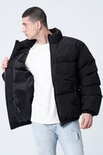 Unisex Yağmur ve Rüzgar Geçirmez Bomber Oversize Mont | Su İtici, Fermuarlı, Astarlı, Lastikli Bel - Zeno-01