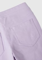 United Colors of Benetton Arka Cebi Logo İşlemeli Beli Lastikli Dar Kesim Pantolon Pantolon Kız çocuk
